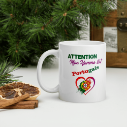 Mug homme portugais tasse cadeau originale aux couleurs du Portugal