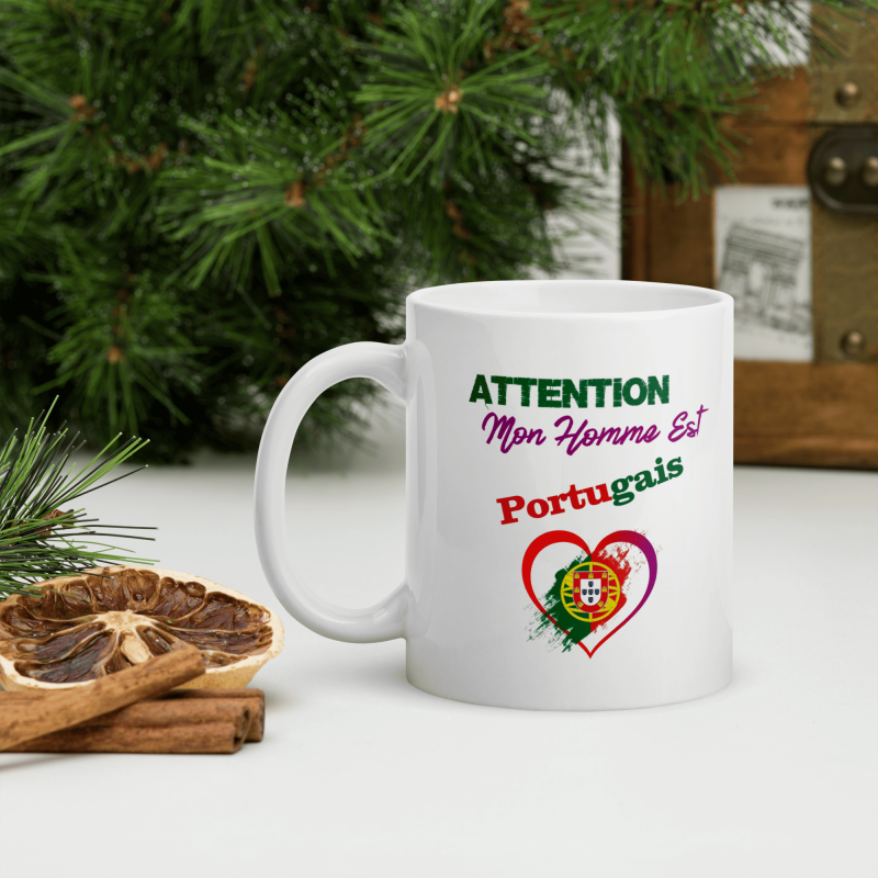 Mug homme portugais tasse cadeau originale aux couleurs du Portugal