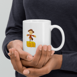 Mug laboure-moi dans le pré humour coquin tasse cadeau champêtre