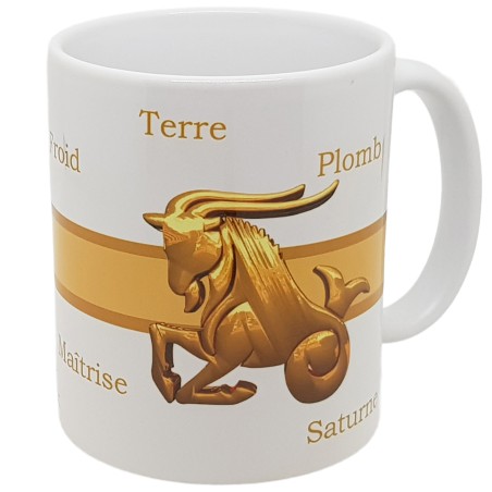 Mug Capricorne rétro idée cadeau astrologique utile et stylé