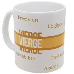 Mug Vierge rétro astrologique, Cadeau discret et raffiné
