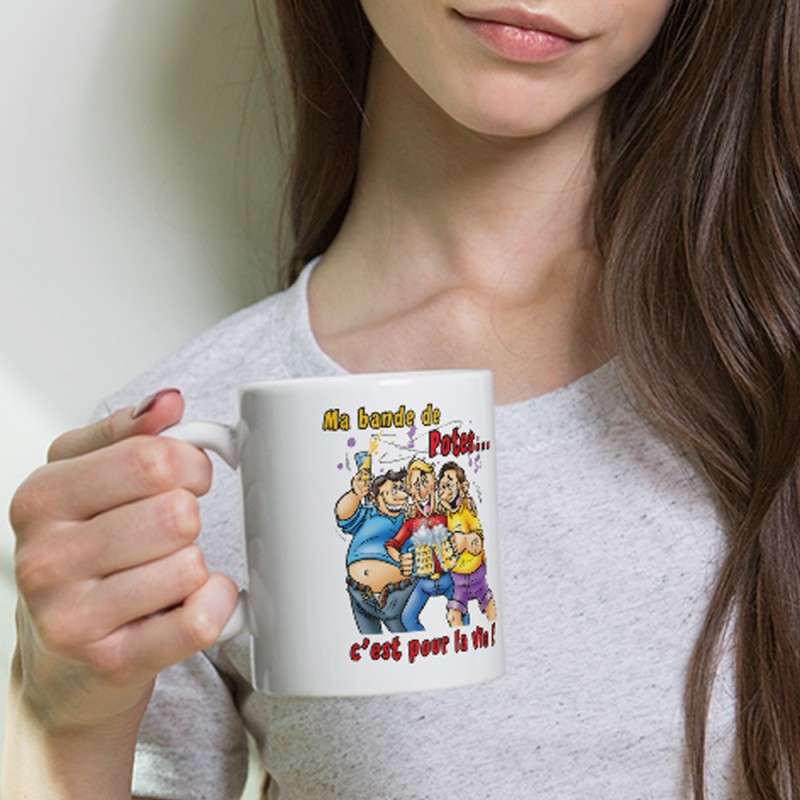 Mug Ma bande de potes, Tasse drôle pour amis fidèles