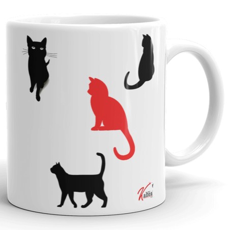 Mug chat Je fais ce que je veux tasse cadeau pour fan de chats