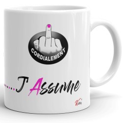 Mug J’suis trop une Pétasse tasse cadeau à offrir