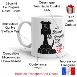 Mug humour chien tasse cadeau maître de chien