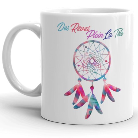 Mug attrape-rêves pastel tasse cadeau doux et rêveur