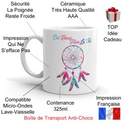 Mug attrape-rêves pastel tasse cadeau doux et rêveur