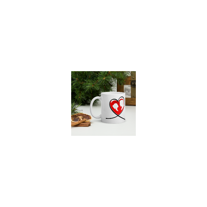 Mug amour je pense que tu as compris pas cher