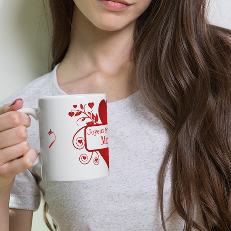 Mug anniversaire Mamie tasse cadeau élégante pas chère