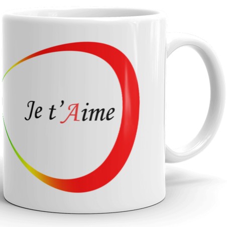 Mug amour infini déclaration je t’aime pas cher