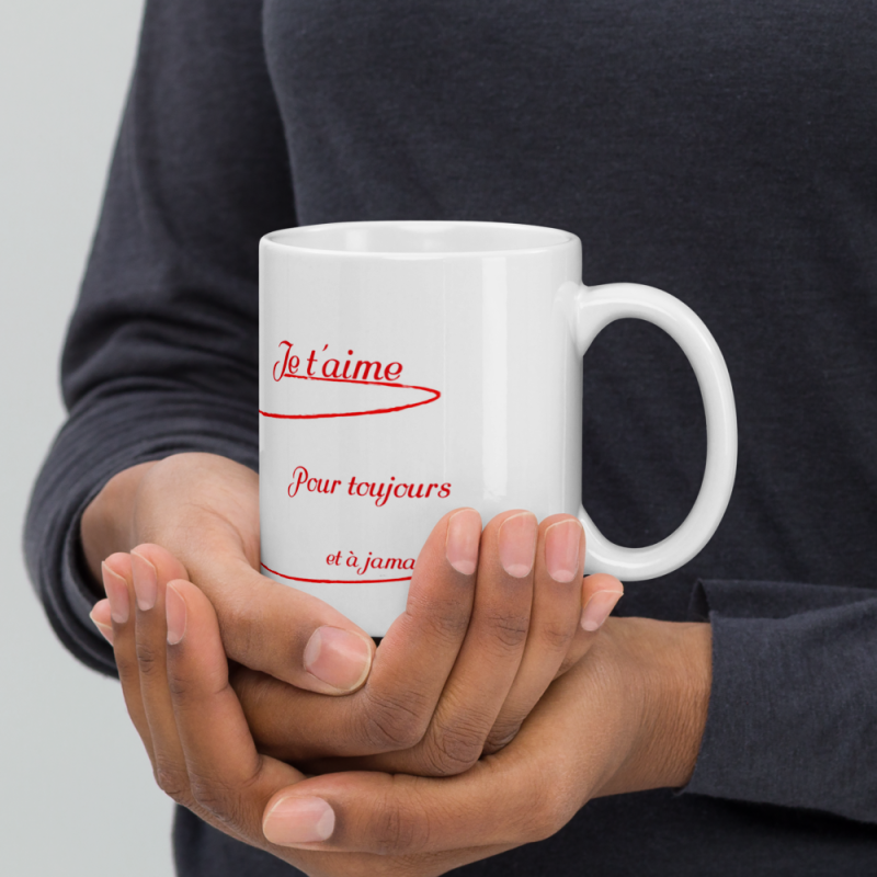 Mug romantique dernier amour tasse à offrir je t’aime