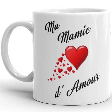 Mug cadeau mamie d’amour tasse à offrir tendre