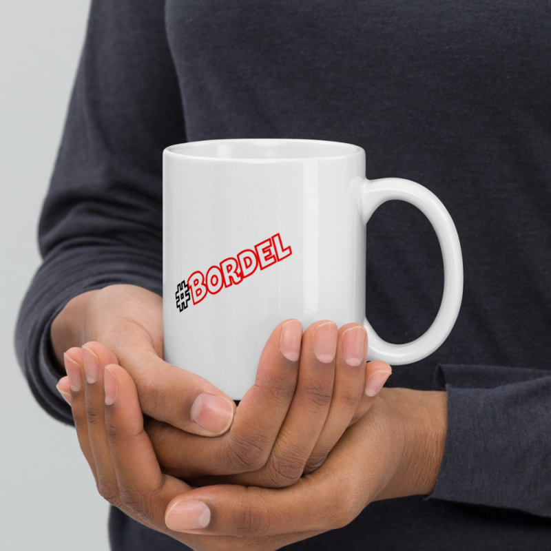Mug humour Arrête d’être grossier cadeau original pas cher