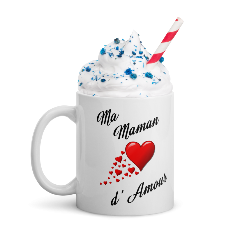 Duo de mugs Mon Papa Adoré et Ma Maman d’Amour pour un cadeau parents