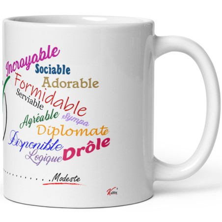 Mug anniversaire 71 ans pas cher cadeau drôle à offrir