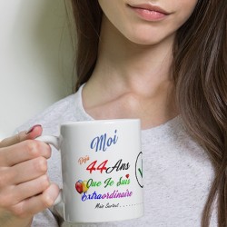 Mug humour 44 ans anniversaire original tasse à offrir