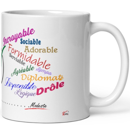 Tasse drôle 20 ans à offrir – Mug anniversaire avec message complice
