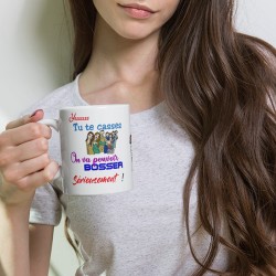 Mug humour départ collègue – tasse cadeau pour mutation ou retraite