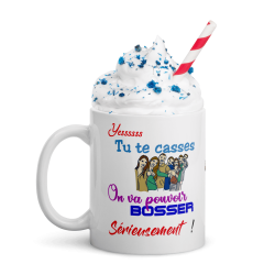 Mug humour départ collègue – tasse cadeau pour mutation ou retraite