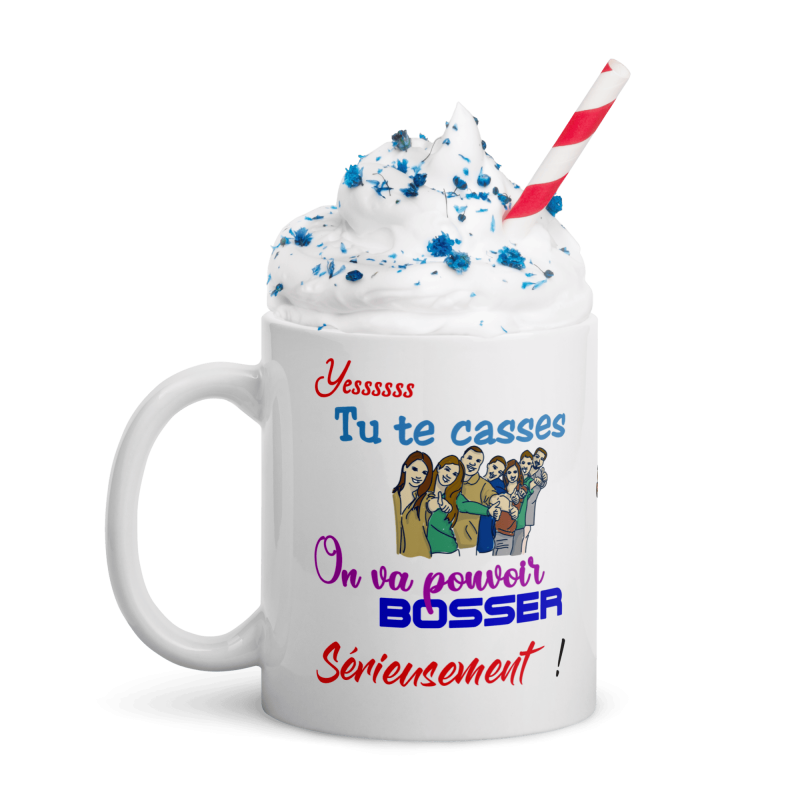 Mug humour départ collègue – tasse cadeau pour mutation ou retraite