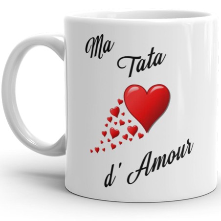 Mug Ma Tata d’Amour tasse cadeau originale pour anniversaire ou Noël