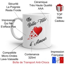 Tasse Ma Belle Fille d’Amour mug original pour offrir