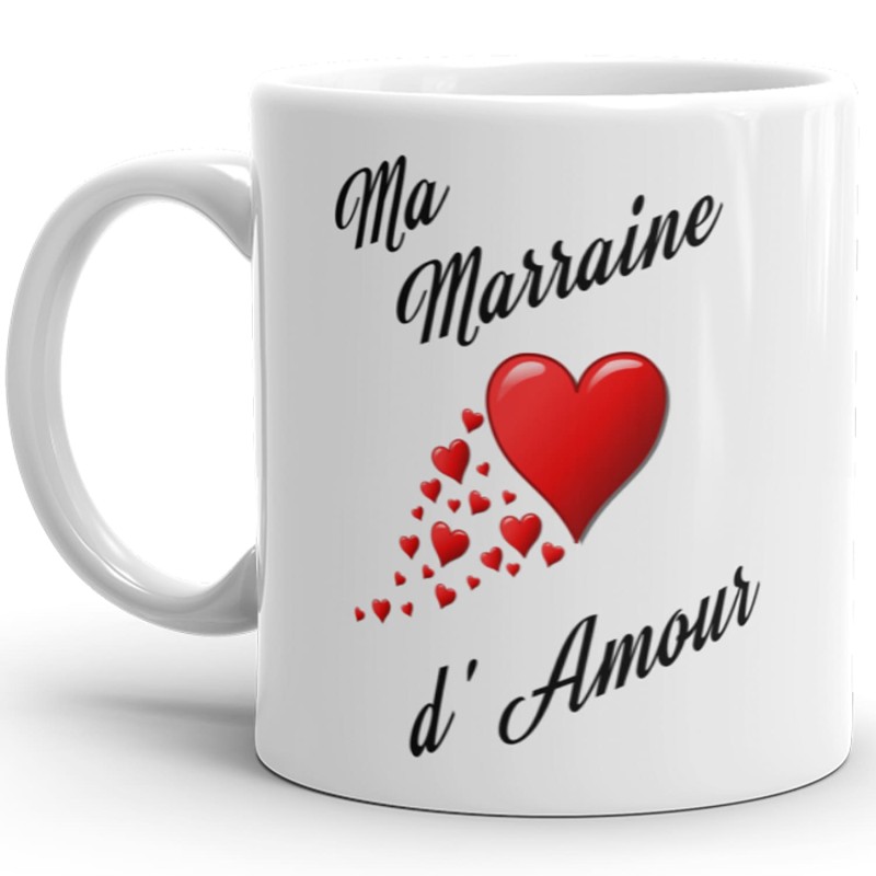 Tasse Ma Marraine d’Amour mug cadeau original