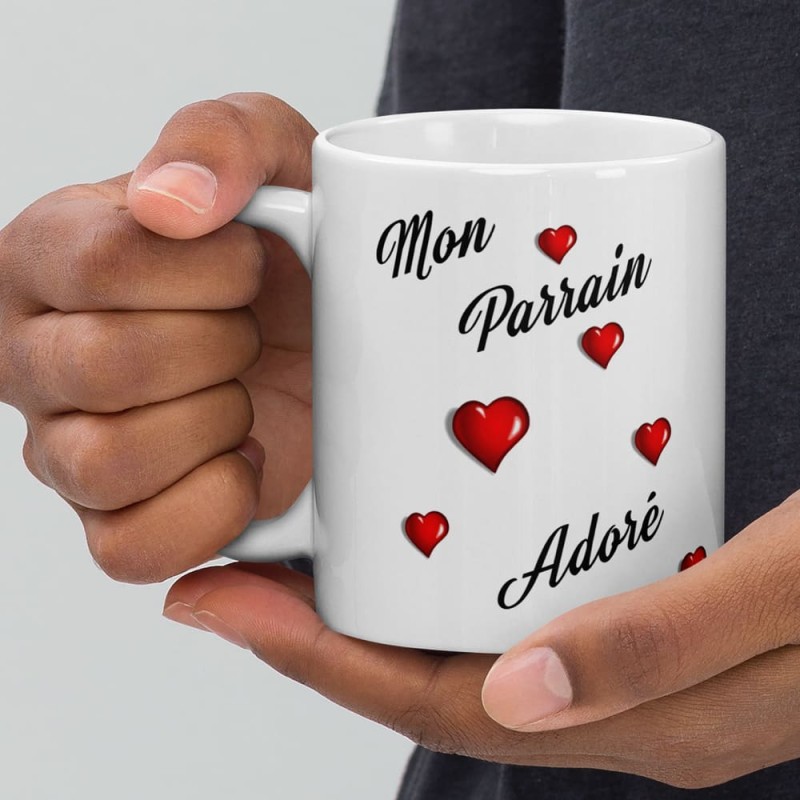 Mug Mon Parrain Adoré idée cadeau originale pour fête