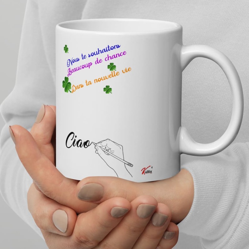 Mug pas cher collègue drôle idée cadeau départ humour