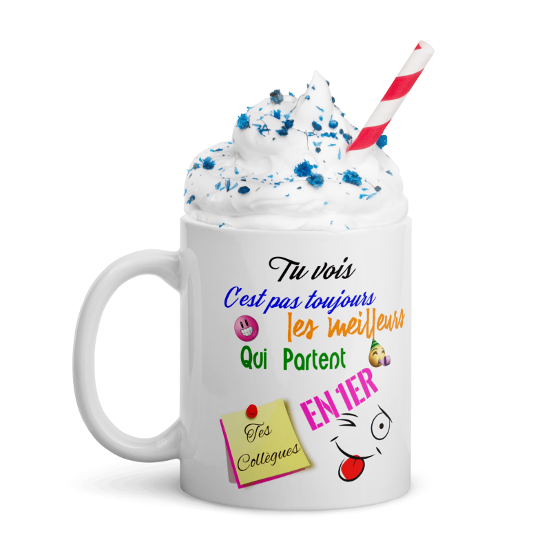 Mug pas cher collègue drôle idée cadeau départ humour