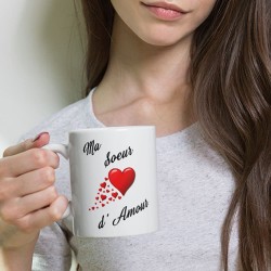 Mug Ma Sœur d’Amour idée cadeau tendre pour sœur