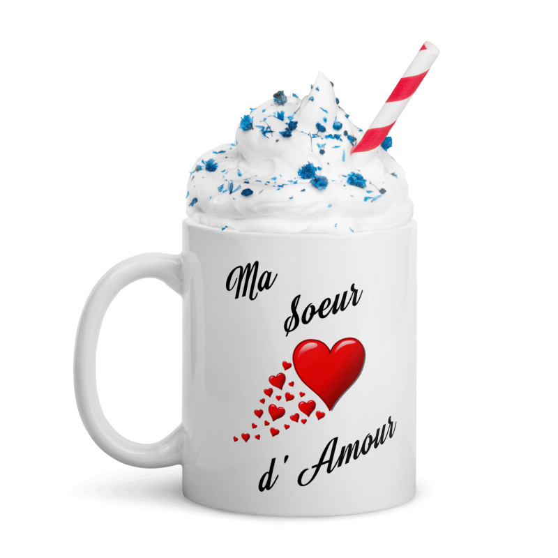 Mug Ma Sœur d’Amour idée cadeau tendre pour sœur