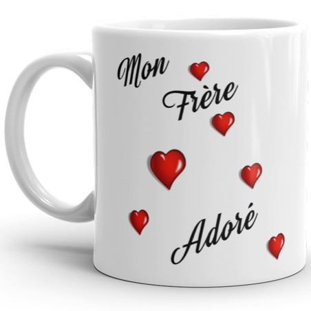 Tasse Mon Frère Adoré mug cadeau original