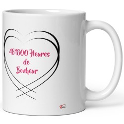 Tasse Nos 55 ans mariage personnalisée noces orchidée