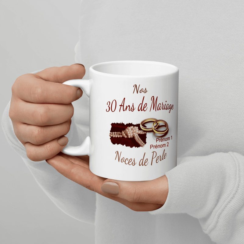 asse mariage 30 ans personnalisation noces de perle