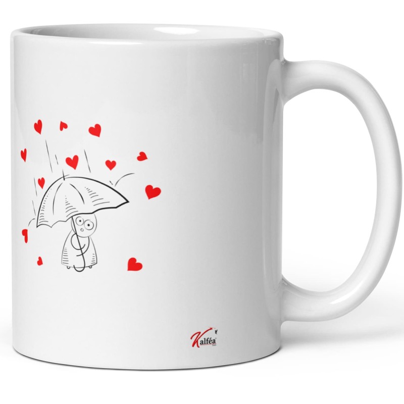 Mug connard humoristique personnalisation prénom Je t’aime