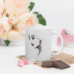 Mug prénom connasse humour romantique mots croisés