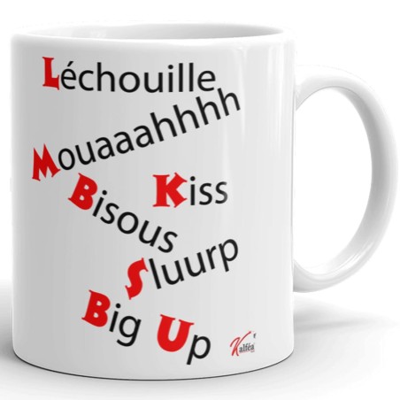 Mug humour prénom casse burnes attendrissant