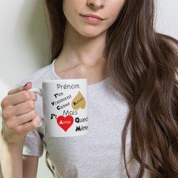 Mug humour prénom casse burnes attendrissant